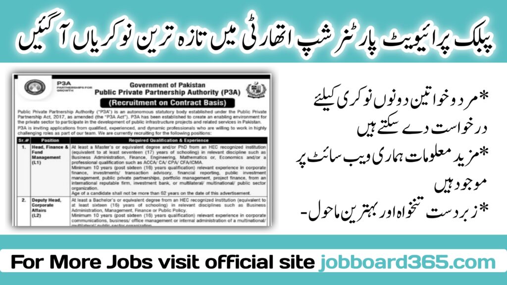 Public Private Partnership Authority P3A Jobs 2024 Public Private Partnership Authority P3a Jobs